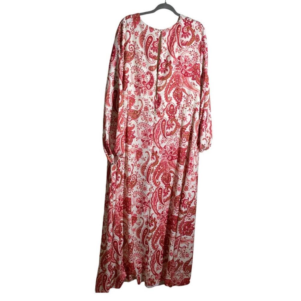 River Island Rhianna Paisley Long Sleeve Maxi Dress - Picture 7 of 7